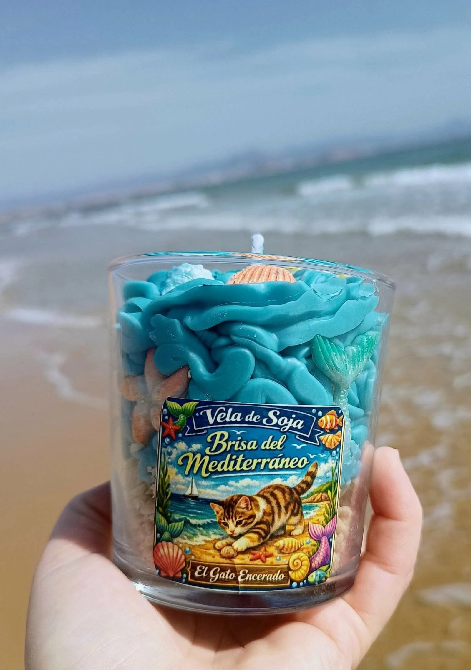 Vela de soja Brisa del Mediterráneo